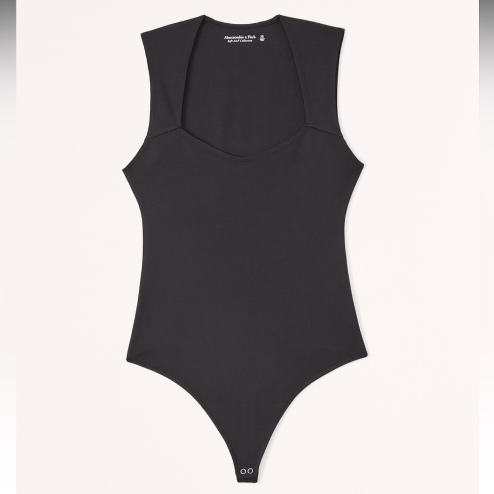 NWT! Abercrombie Black Bodysuit sz M